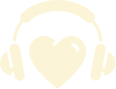 Headphones with a heart